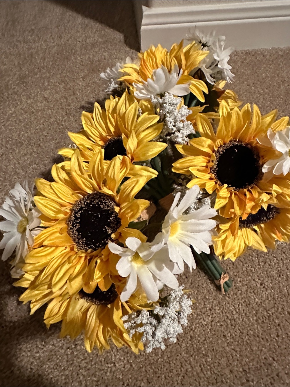 Sunflower Bouquet Decorative Floral Arrangement - Yellow